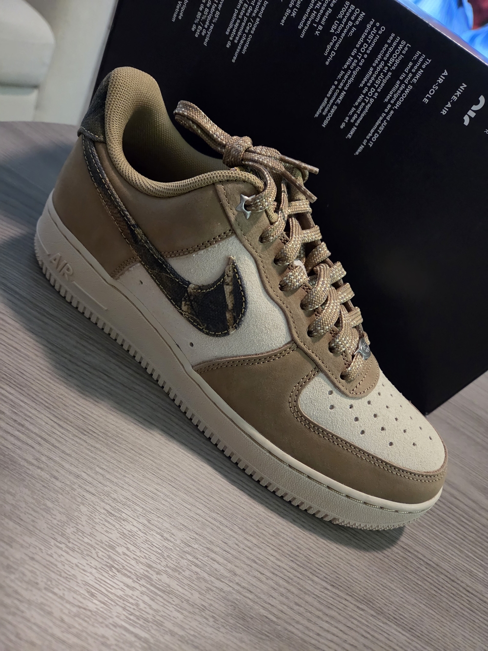 Nike Air Force 1 Low '07 Realtree Rattan Rocky Tan Seal IO9803-200 Mens